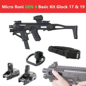 Micro Roni Gen 4 Basic Kit CAA Industries PDW Converter for Glock 17, 19 23, 23, 31 & 32