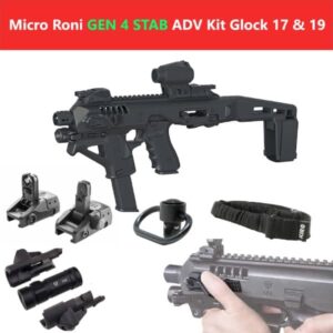 CAA Gearup PDW Converter Micro Roni X Stab Gen 4 Advanced Kit with Extended Stabilizer Stock