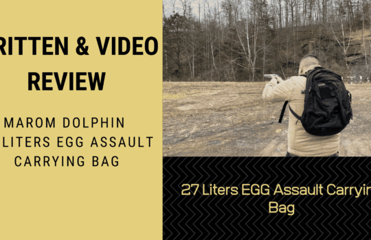 Written & Video Review: Marom Dolphin 27 Liters EGG Assault Carrying Bag