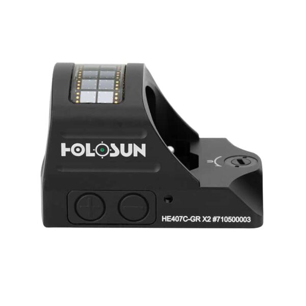 Holosun HE407C-GR X2 Green Dot / Circle Dot Reflex Sight With Solar Panel