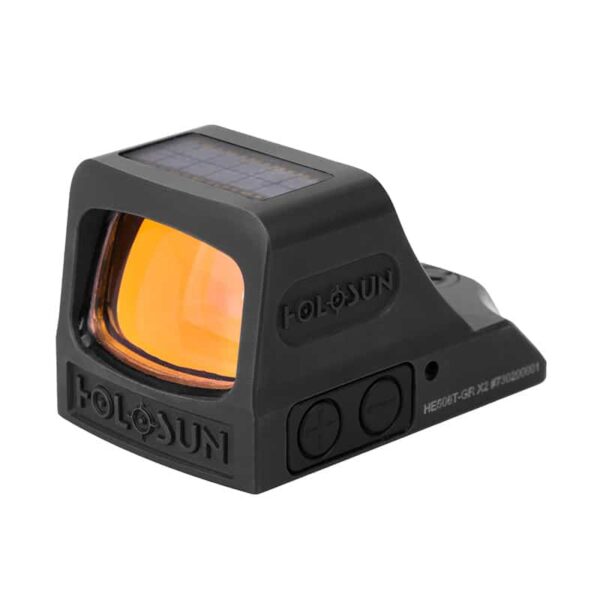 Holosun HE508T-GR X2 Green Dot / Circle Dot Reflex Sight With Solar Panel and Titanium