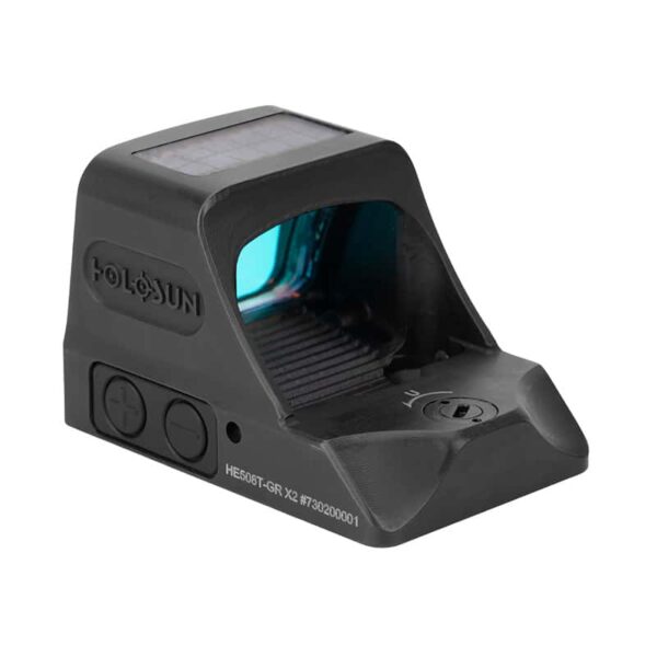 Holosun HE508T-GR X2 Green Dot / Circle Dot Reflex Sight With Solar Panel and Titanium