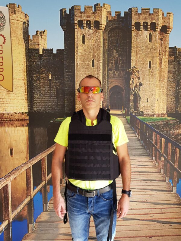 MASADA Armour Bulletproof Tactical Backpack Full Body Armor/Bulletproof Vest (IIIA)