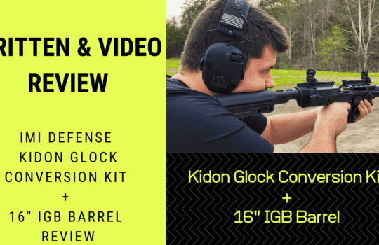 Written & Video Review IMI Defense Kidon Glock Conversion Kit + 16 IGB Barrel Review (Medium)