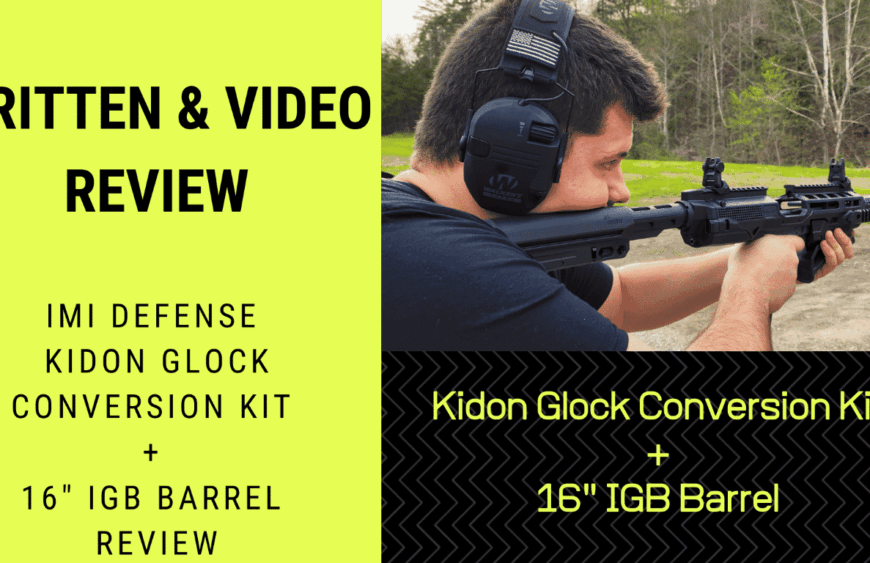 Written & Video Review IMI Defense Kidon Glock Conversion Kit + 16 IGB Barrel Review (Medium)
