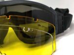 KIRO Goggle for Shooting and Tactical Environments with 3 Types of Lenses