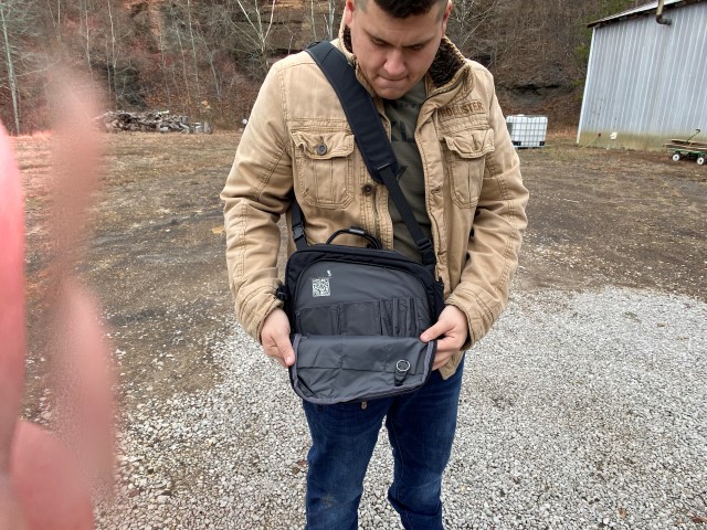 Written & Video Review: Lackrif Marom Dolphin Advanced Shoulder Bag For Everyday Concealed Carrying And Business 4 Lackrif concealed carry shoulder bag design