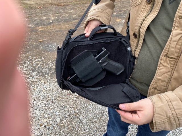 Written & Video Review: Lackrif Marom Dolphin Advanced Shoulder Bag For Everyday Concealed Carrying And Business 1 lackrif concealed carry
