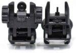 KIRO FLUS - Front and Rear Flip Up Sights Made of Strong Polymer Composite