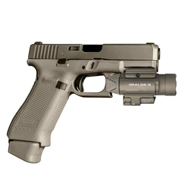 To be discontinued from 2021-10-1 - Olight Baldr RL Lighting Tool with Red Laser & White LED, for Picatinny/Glock rail (max output 1,120 Lumens) 3 To be discontinued from 2021-10-1 - Olight Baldr RL Lighting Tool with Red Laser & White LED, for Picatinny/Glock rail (max output 1,120 Lumens)