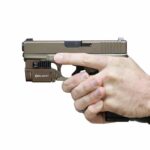 Olight Baldr Mini Flashlight with Adjustable Sliding Rail, Lithium Polymer Battery, White Light & Green Beam