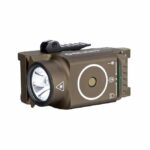 Olight Baldr Mini Flashlight with Adjustable Sliding Rail, Lithium Polymer Battery, White Light & Green Beam