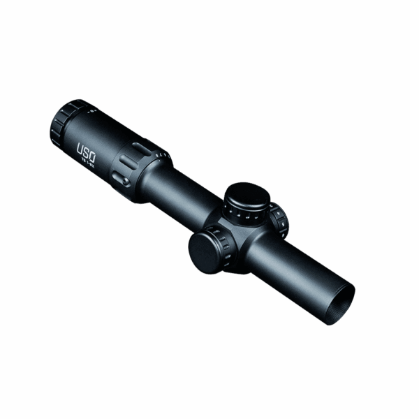 TS-8X SFP US Optics 1-8x24mm Riflescope w/ Second Focal Plane Simple Crosshair Reticle (MOA) 2 MOA Red Dot