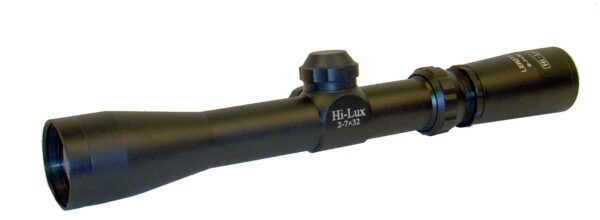 Hi Lux Long Eye Relief 2X - 7X 32mm Scout Riflescope w/ Duplex or .308 BDC Reticle 12 Hi Lux Long Eye Relief 2X - 7X 32mm Scout Riflescope w/ Duplex or .308 BDC Reticle