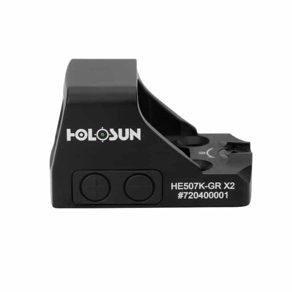 Holosun HE507K-GR X2 Green Dot Miniature Reflex Sight With Solar Panel