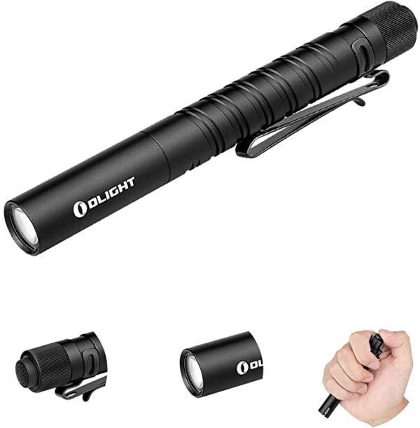 Olight I3T Plus 250 Lumens EDC Pocket Slim Flashlight with 2xAAA Batteries and a PMMA Optic Lens 1 Olight I3T Plus 250 Lumens EDC Pocket Slim Flashlight with 2xAAA Batteries and a PMMA Optic Lens