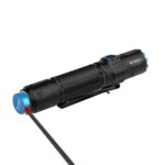 To be discontinued from 2022-5-1 - Olight Warrior 3 2300 Lumens Dual Switches Tactical Flashlight, Powered by Customized Battery (Warrior 3-BLK)