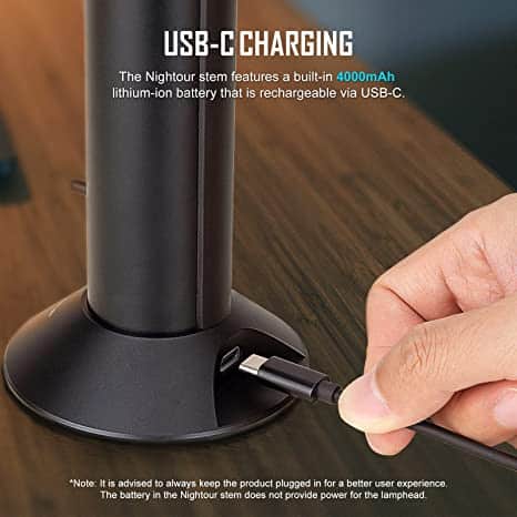 Olight Nightour 60 Lumens Rechargeable LED Table Lamp with Convertible Color Light 4 Olight Nightour 60 Lumens Rechargeable LED Table Lamp with Convertible Color Light