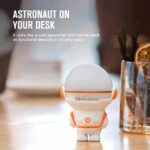 Olight Obuddy Astronaut-like Charging Base Compatible with Obulb Series with Integrated MCC Port (Obuddy-Astro Orange)