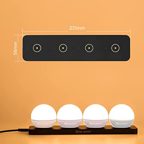 Olight Omino Extension Socket with Four Magnetic Charging Ports, Portable Magnetic Chargers for Flashlight Compatible with Most Olight Rechargeable Flashlights 5 Olight Omino Extension Socket with Four Magnetic Charging Ports, Portable Magnetic Chargers for Flashlight Compatible with Most Olight Rechargeable Flashlights