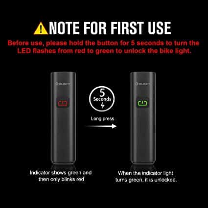 Olight RN 1500 Rechargeable Bike Headlights 1500 Lumens 3 Olight RN 1500 Rechargeable Bike Headlights 1500 Lumens