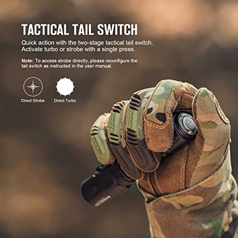 Olight Warrior 3S 2300 Lumens Rechargeable Tactical Flashlight 5 Olight Warrior 3S 2300 Lumens Rechargeable Tactical Flashlight