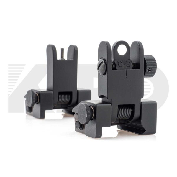 KIRO AFUS - Aluminum Front & Rear Flip-Up Backup Sights