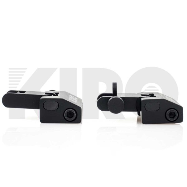 KIRO AFUS - Aluminum Front & Rear Flip-Up Backup Sights