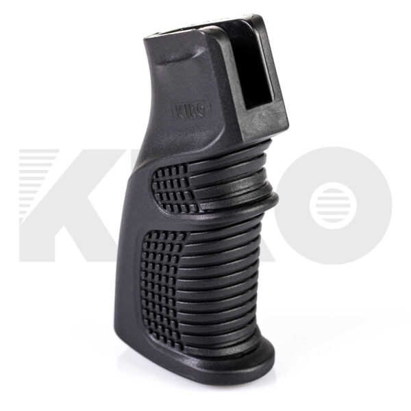 EBG15 – Ergonomic Battle Grip for AR15 w/ One Finger Groove & Sealed Compartment