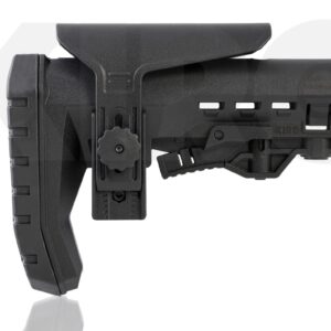 Minimalistic Collapsible Buttstock with Cheek Rest - Mil Spec