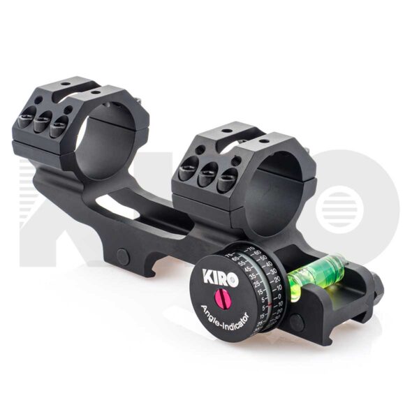 1 Inc / 30mm Cantilever Scope Mount With Bubble level and Angle Adapter 1 1 Inc / 30mm Cantilever Scope Mount With Bubble level and Angle Adapter
