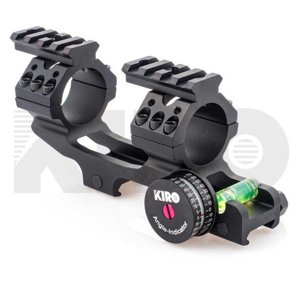 1 Inc / 30mm Cantilever Scope Mount With Bubble level and Angle Adapter 3 1 Inc / 30mm Cantilever Scope Mount With Bubble level and Angle Adapter